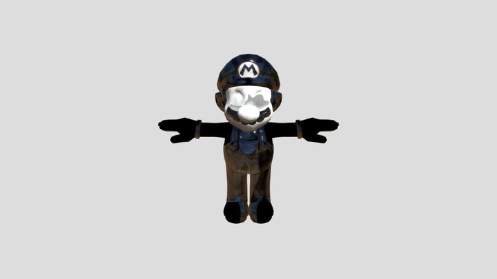 Mario Skrunkly 3D Model