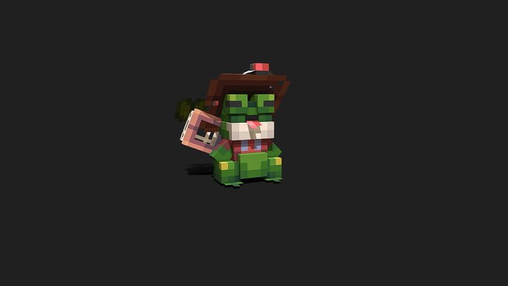 Frog (16x) 3D Model