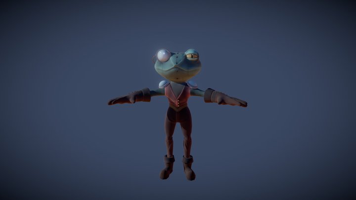 Mr. Frederic Froggerie 3D Model