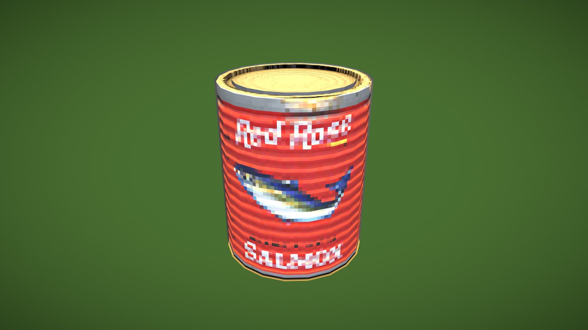 Beat up Salmon can