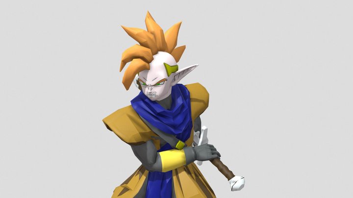 Tapion from Dragon Ball Z 3D Model