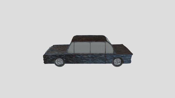 abandoned-classic-car 3D Model