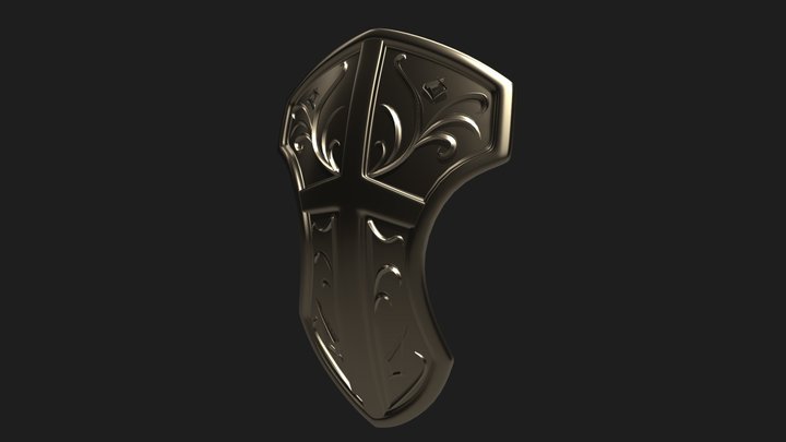 Shield Test – Blender 2.8 3D Model