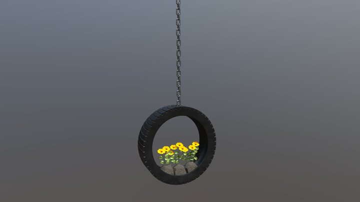 Chain And Tire Plant 3D Model