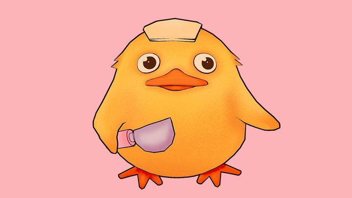 Cute duck 3D Model