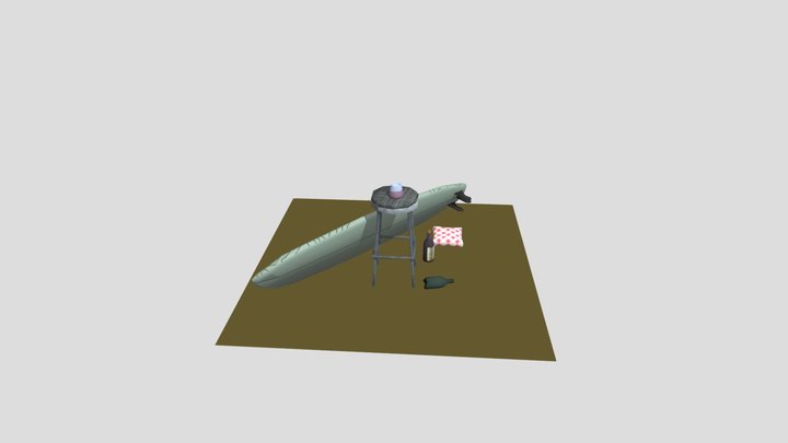 1IGP19_Kalhofer_Nand_3SimpleProps 3D Model