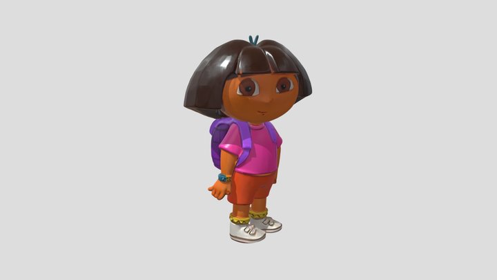 hi im Dora but it season 1v3 3D Model