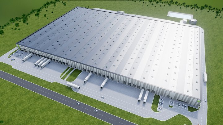 Goodman Poznań I Logistics Centre 3D Model
