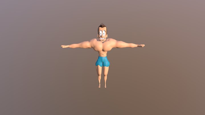 Lars... As strong man! 3D Model