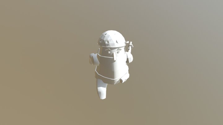 Animacion Choque Variacion 3D Model