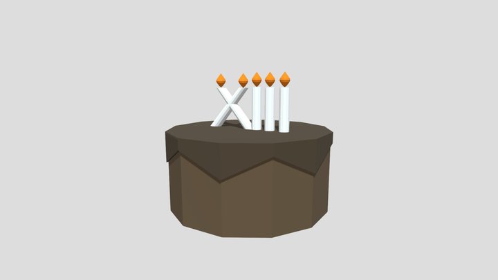 Birtday Cake 3D Model
