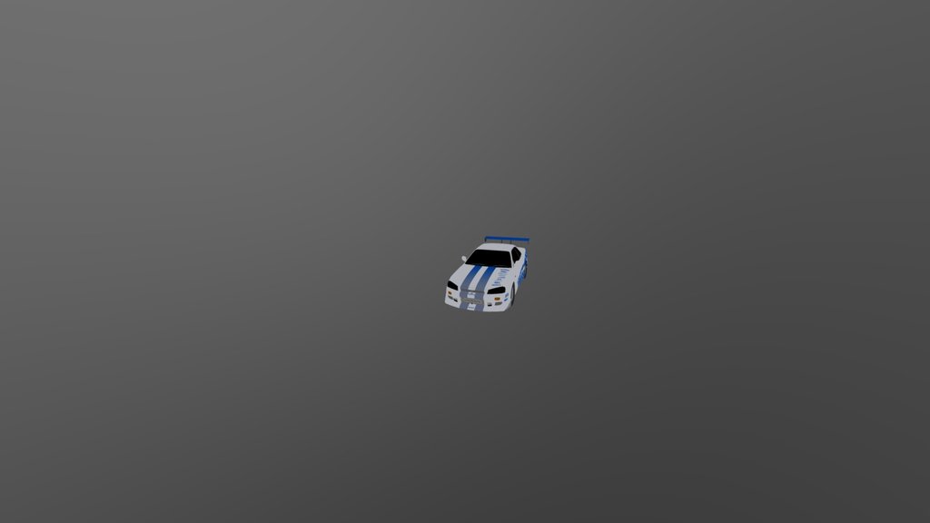 '99 NISSAN GTR R34 (LOW POLY)