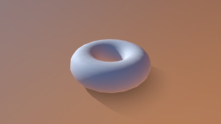 Donut 3D Model