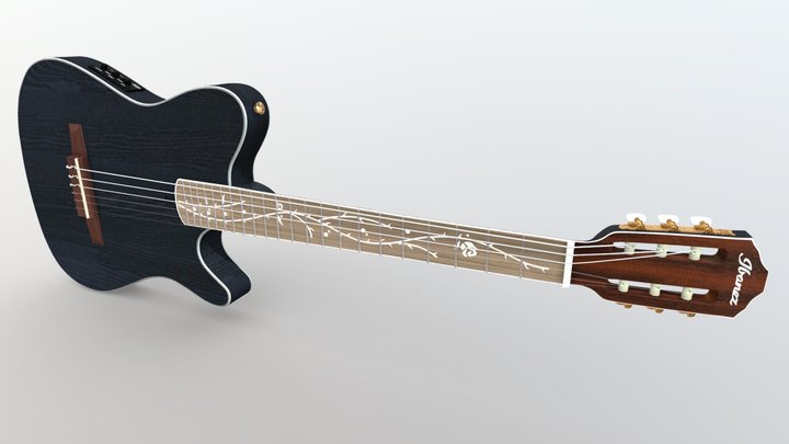 Tim Henson Ibanez Guitar 3D Model