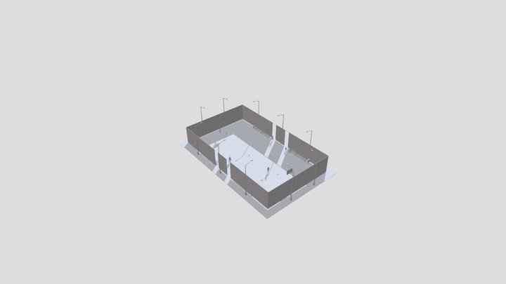 Basketball Court 3D Model