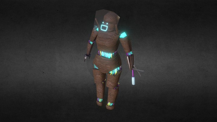 Woody the robot girl 3D Model