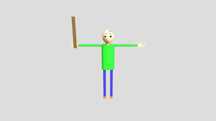 Baldi 3D Model