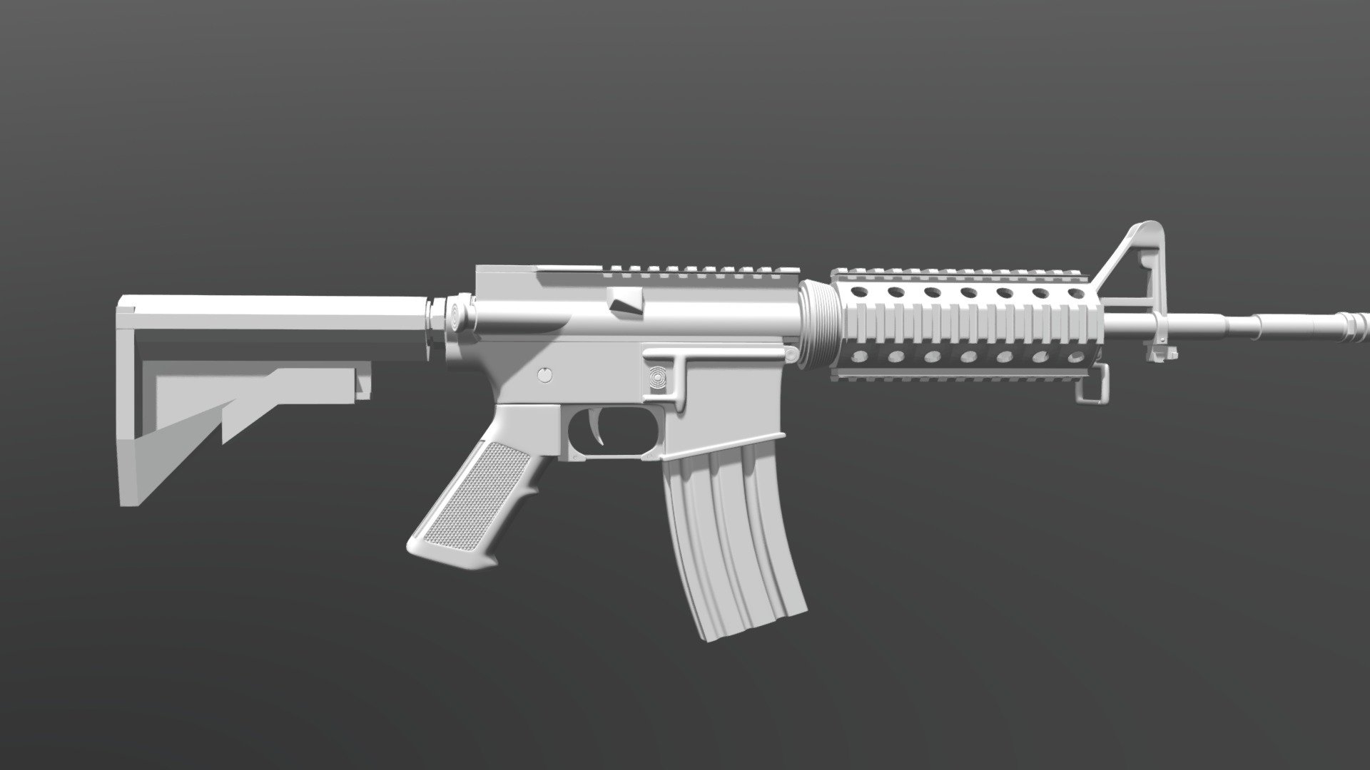 M4 Rifle (not finished) - 3D model by joanbarduena [b5b73b1] - Sketchfab