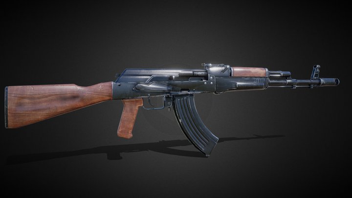 AK47 - Game Development 3D Model