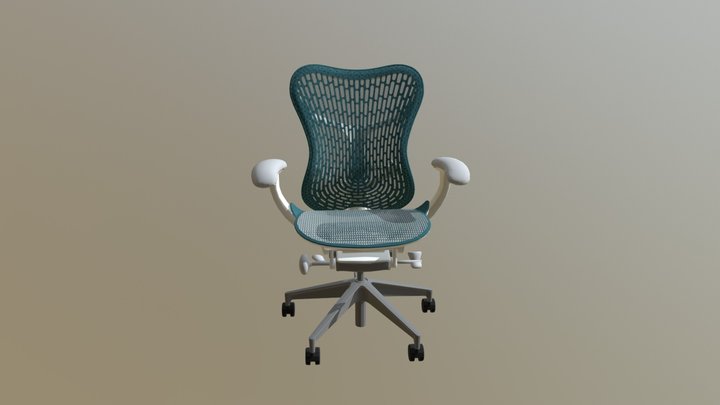 HMI Mirra 2 Chair 3ds 3D_2 3D Model