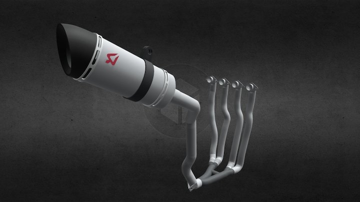 Full exhaust system test 3D Model