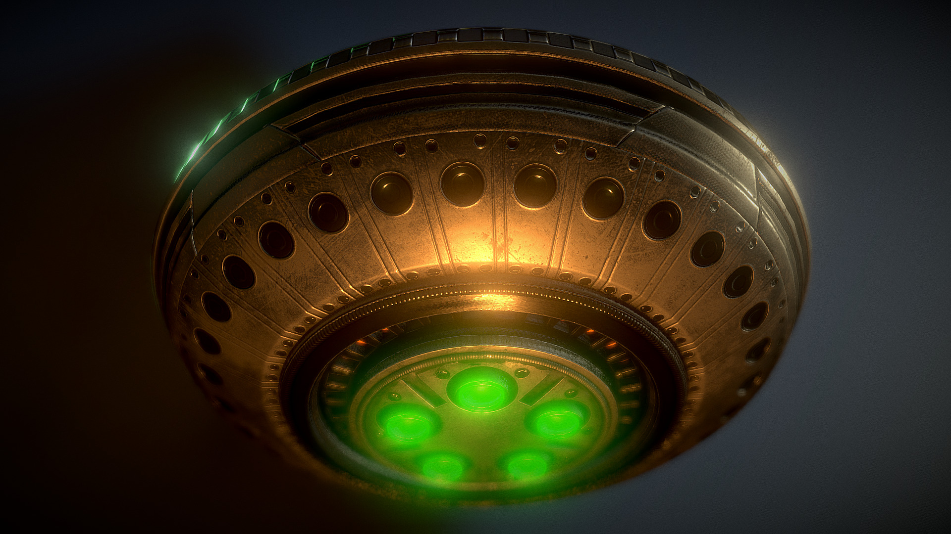 3D model UFO Type 8 - This is a 3D model of the UFO Type 8. The 3D model is about a close up of a camera lens.