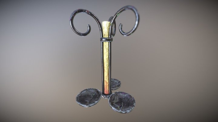 Potion brewing stand 3D Model