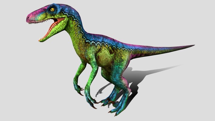 Jurassic Park Arcade 2015 Velociraptor – Modelo 3D gratuito STL