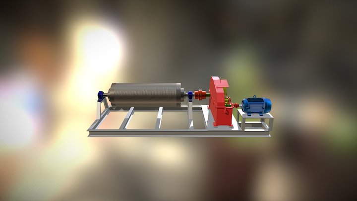 Привод барабана 3D Model