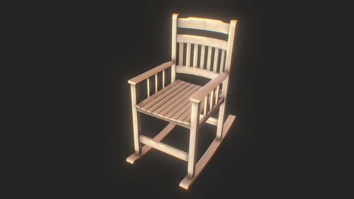 Luke Pham - Rocking Chair 3D Model