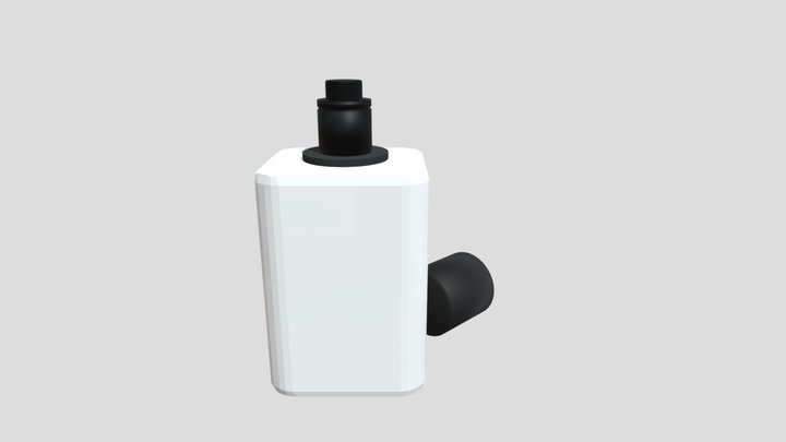 BR Cologne Bottle 06 - Black Platinum 3D Model