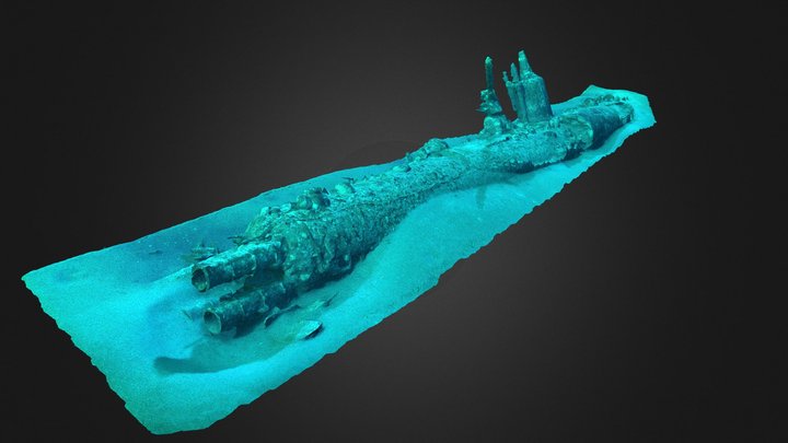 U-85 Type VIIB Uboat 3D Model