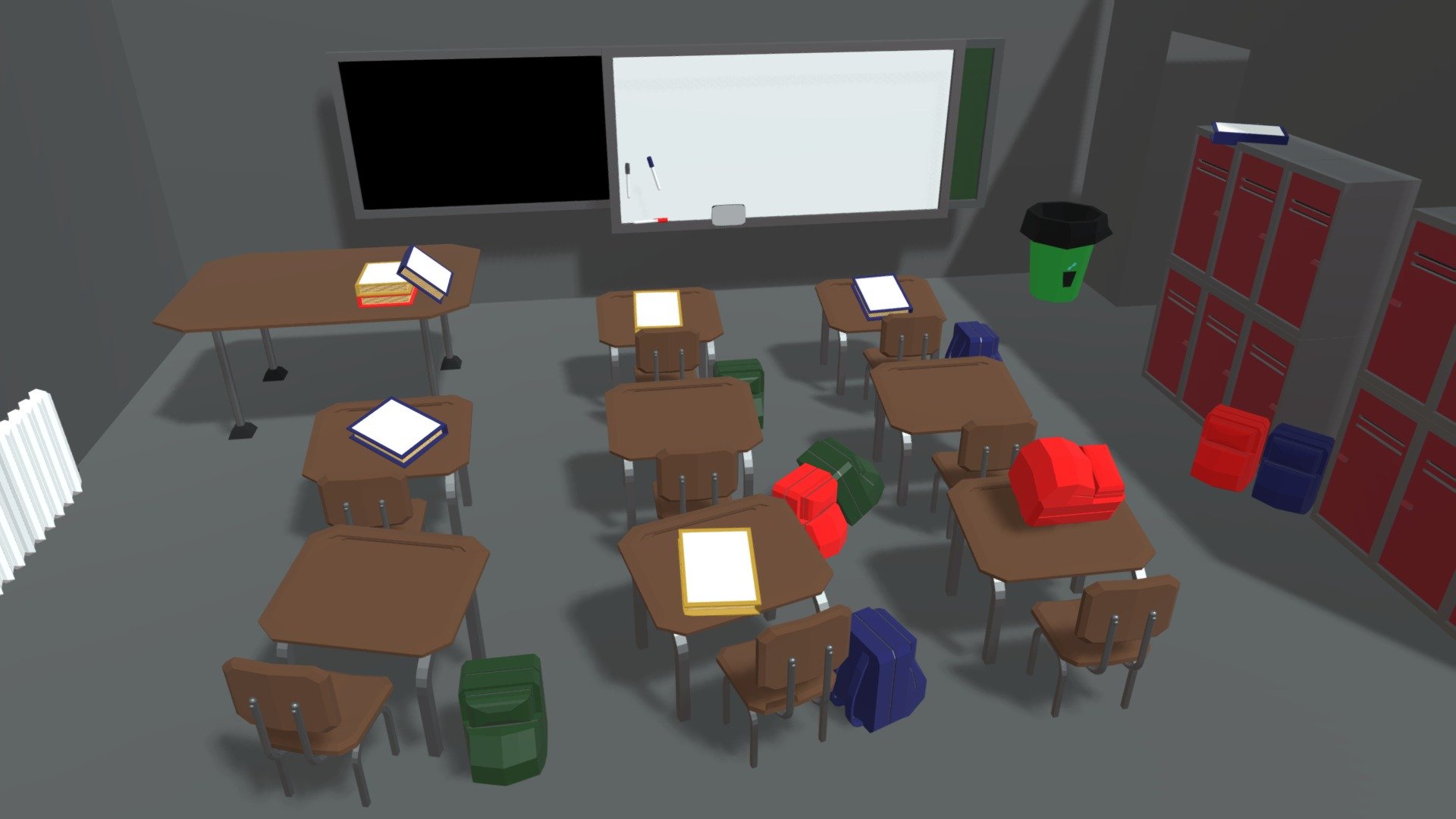 Classroom - 3D model by ZM (@zahitmengi) [b5c16b9] - Sketchfab