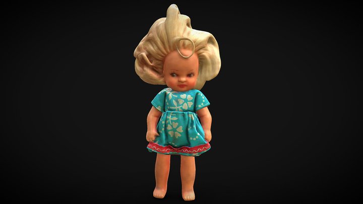 Vintage Doll 3D Model