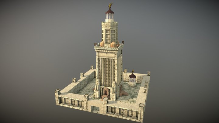 Lighthouse of Alexandria 3D Model