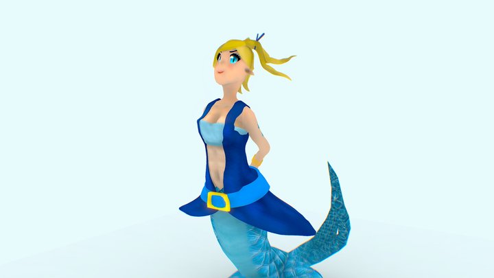 Lamia snake anime girl - KNB217 - FINAL (done) 3D Model