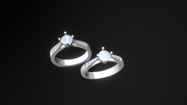 Кольца Саше 3D Model