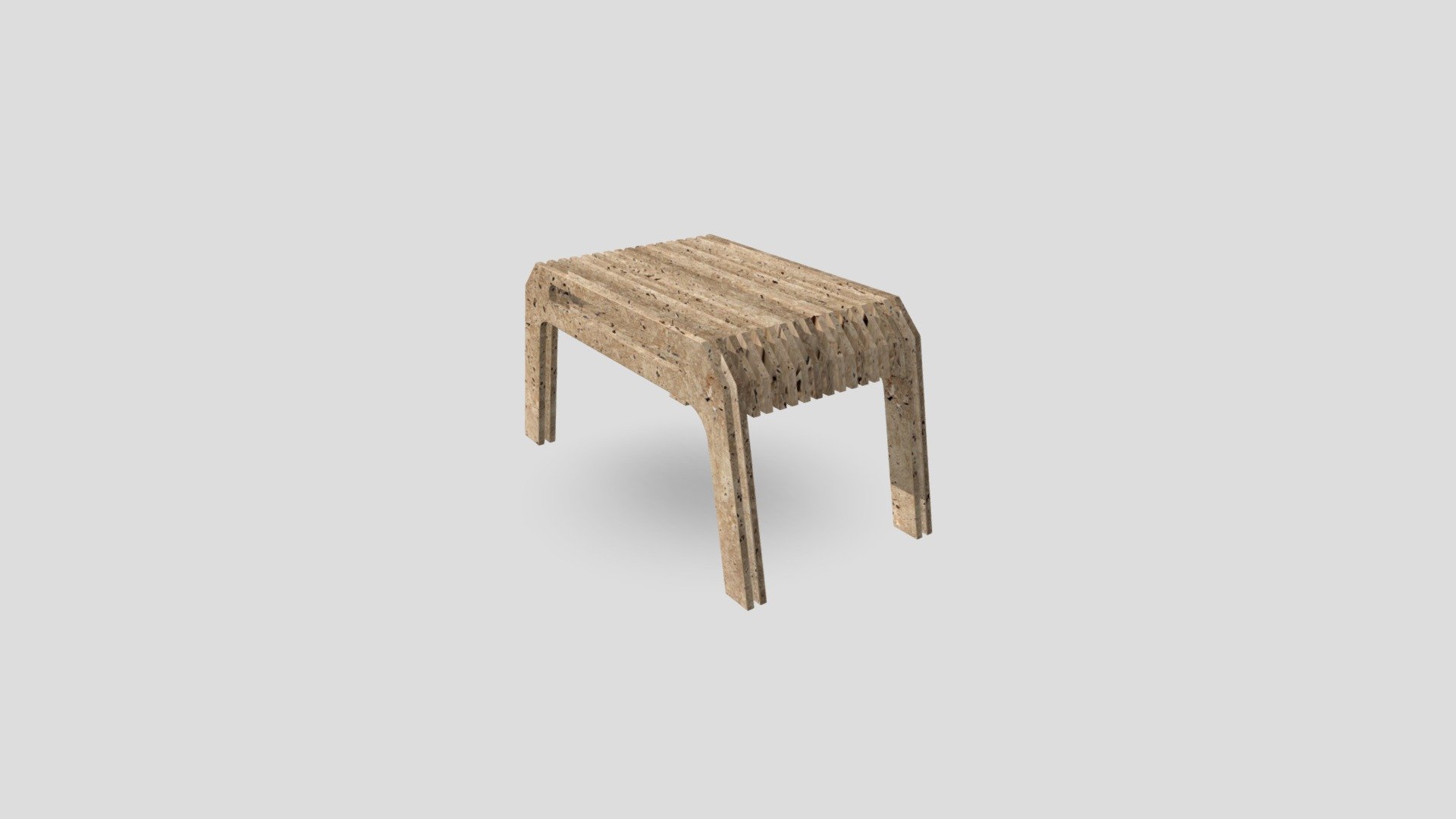 Travertine Decorative Seat