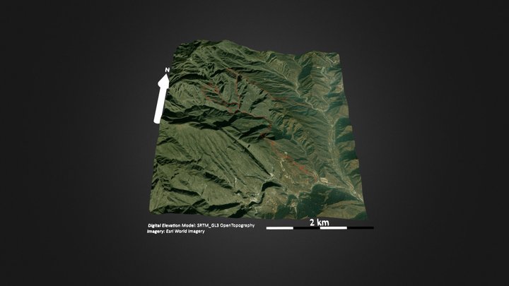 阿蒙小道_红螺三险 3D Model