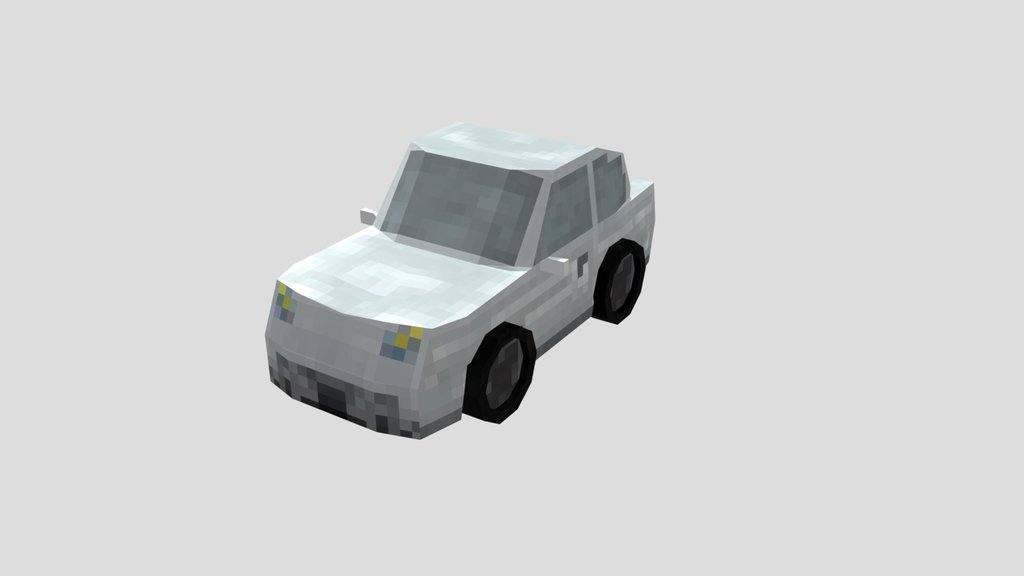 low-poly Porsche