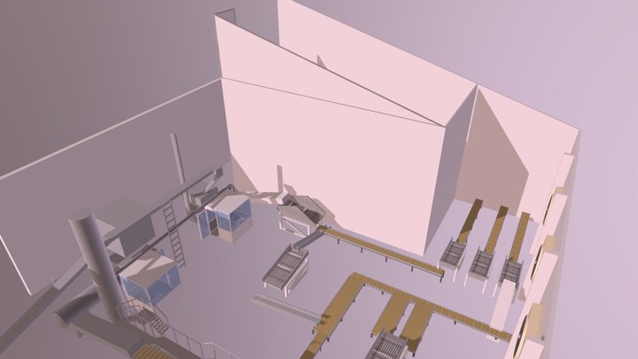 Solución acústica (Zona desconche) 3D Model