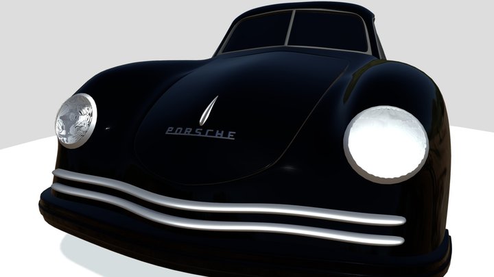 Porsche 356 [Displacement] 3D Model