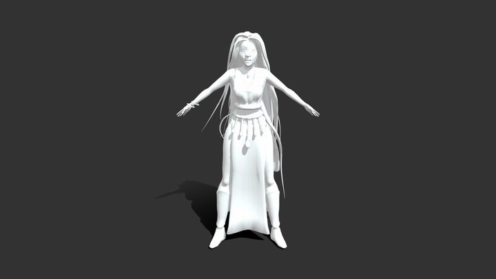 The priestess 3D Model