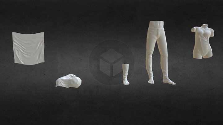 Cloth Sculpting Exercise 3D Model