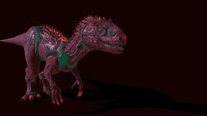 Raptor monster 3D Model