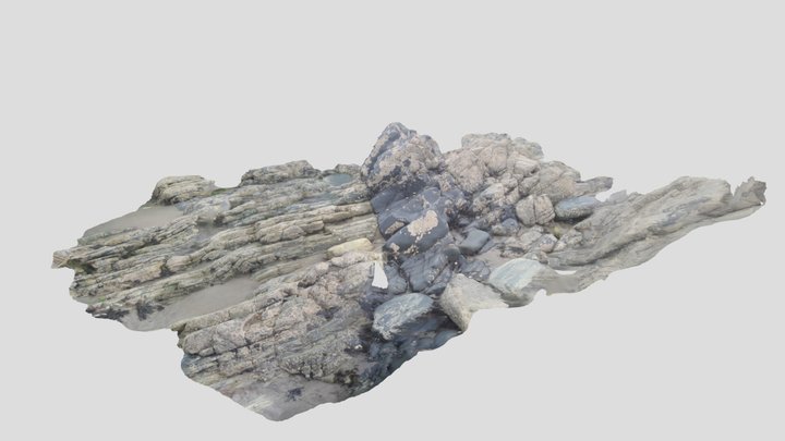 Glasdrumman metasediments & composite cone sheet 3D Model
