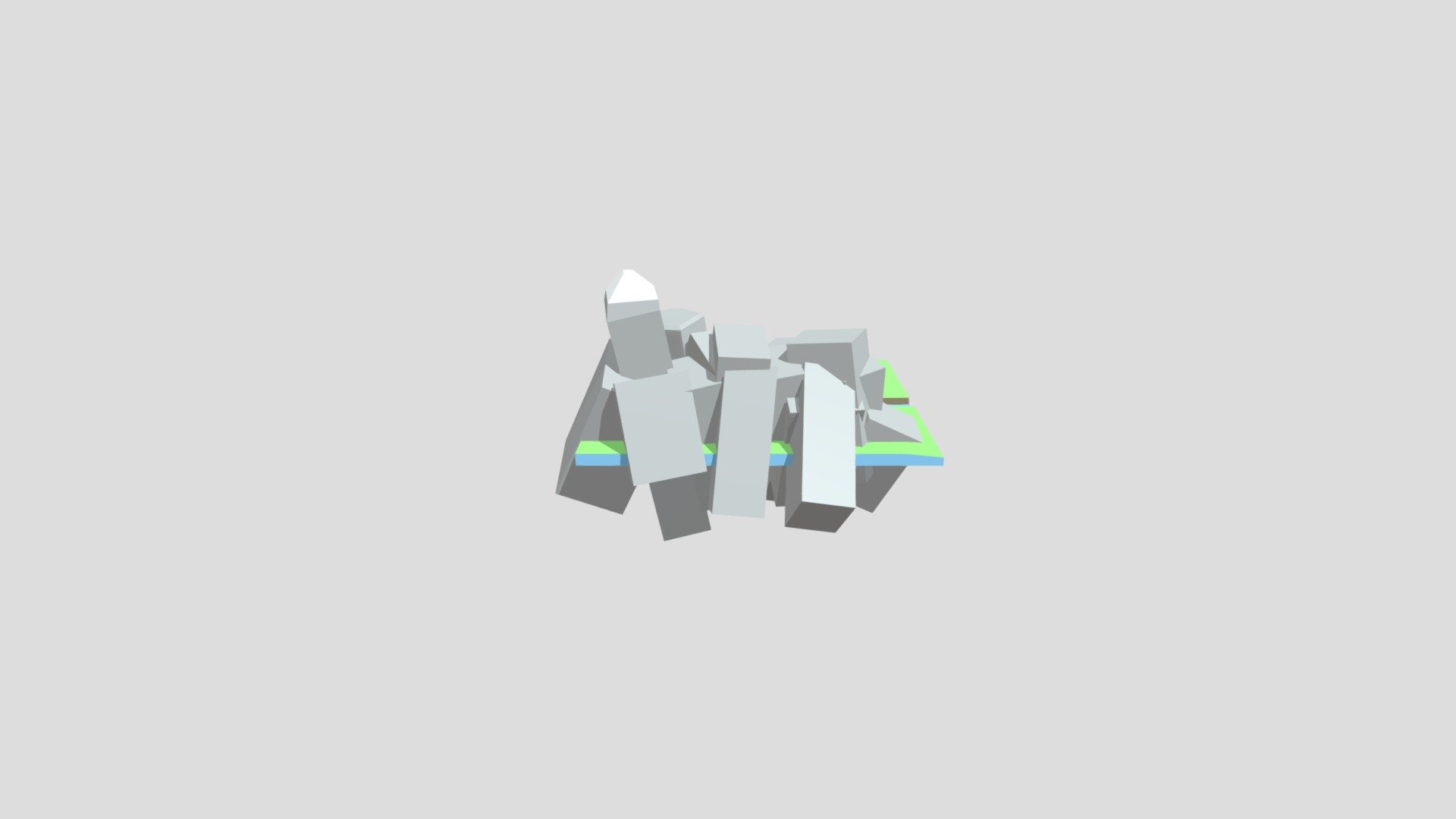 Mountain Valley — Sketchfab embed 3D viewer