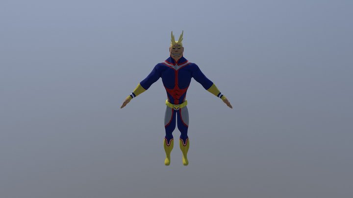 All Might 3D Model