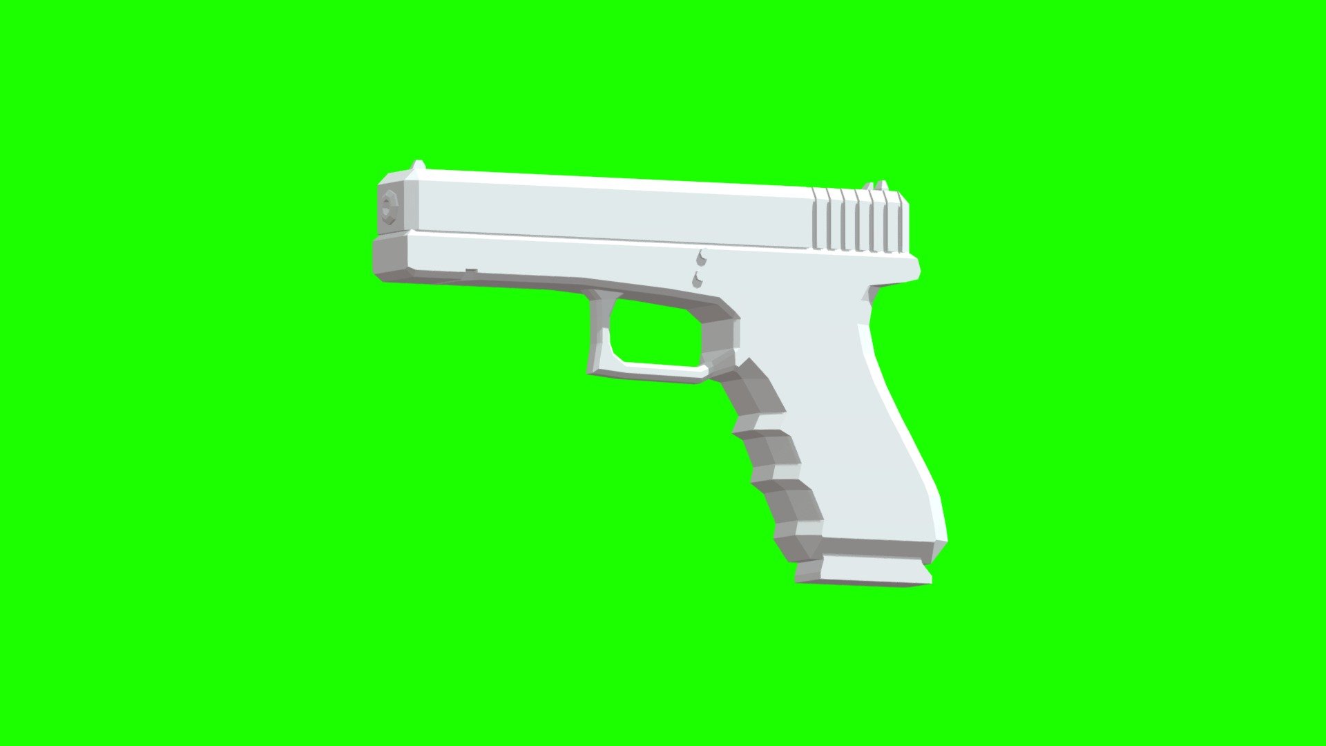 Glock-18-low-poly