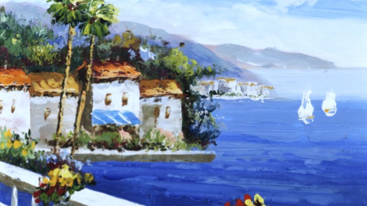 Painting Seaside 3D Model
